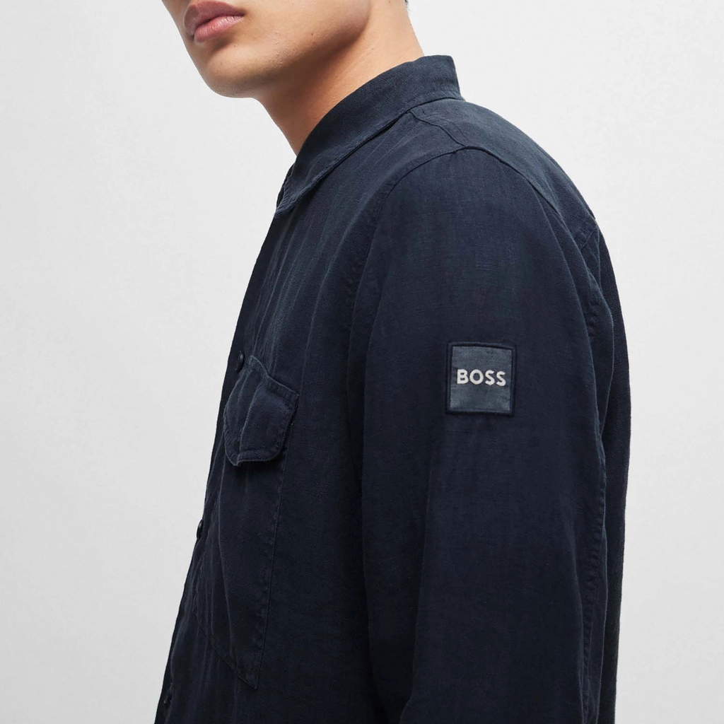 Hugo Boss Lovel Linen Overshirt - S